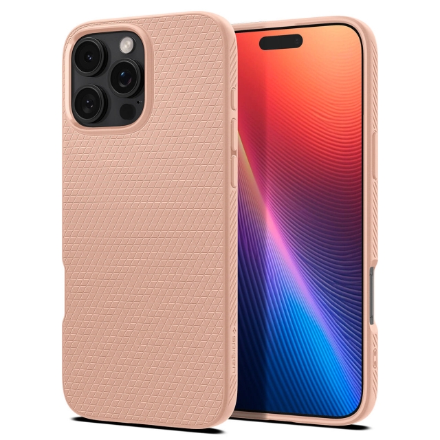 Чехол SPIGEN для iPhone 16 Pro Max - Liquid Air - Розовый - ACS08687