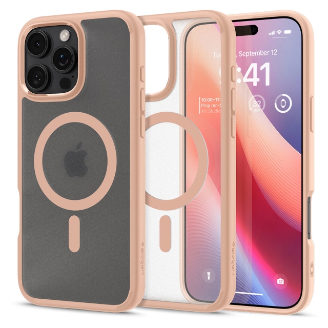 Чехол SPIGEN для iPhone 16 Pro Max - Ultra Hybrid MagSafe - Розовый Матовый - ACS08689