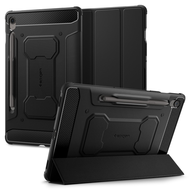 Чехол SPIGEN для Galaxy Tab S10 FE Plus - Rugged Armor Pro - Черный - ACS09381
