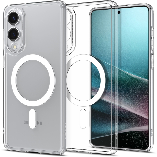 Чехол SPIGEN для Galaxy S25 Edge - Ultra Hybrid MagSafe - Прозрачный/Белый - ACS09418