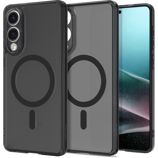 Чехол SPIGEN для Galaxy S25 Edge - Ultra Hybrid MagSafe - Прозрачный/Черный - ACS09419