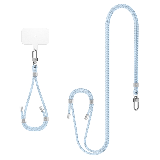 Комплект ремешков SPIGEN универсальный - Set 2 (Cross Body Strap 1P + Wrist Strap 1P + ConTag2 1P) - Синий - AFA08364