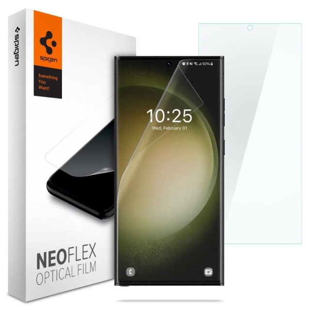 Защитная пленка SPIGEN для Galaxy S23 Ultra - Neo Flex - 2 шт - Прозрачный - AFL05943