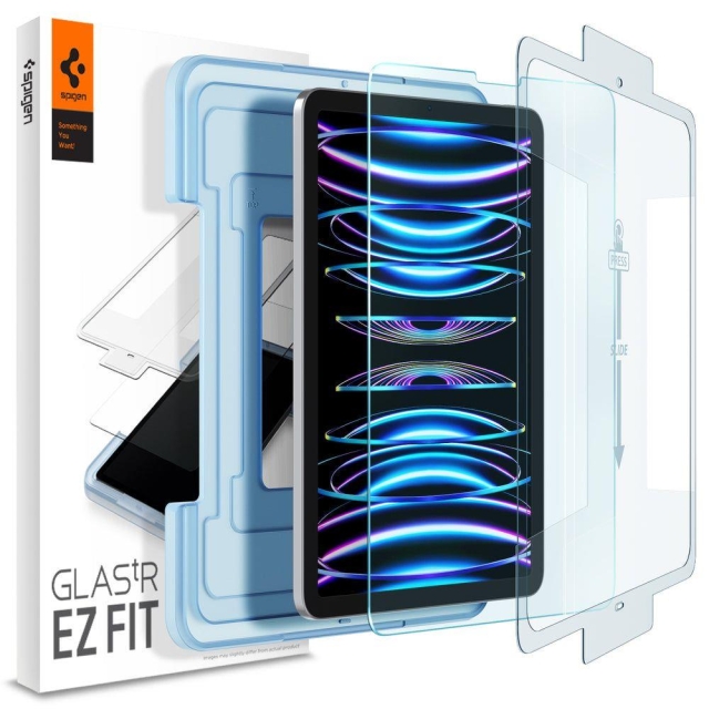 Защитное стекло SPIGEN для iPad Air 10.9 (2022/2020) / iPad Pro 11 (2022/2021/2020/2018) - GLAS.tR EZ Fit - Прозрачный - AGL02065