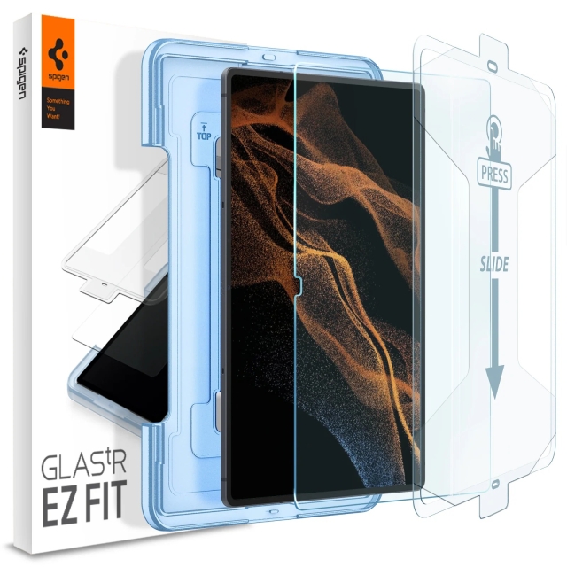 Защитное стекло SPIGEN для Galaxy Tab S8 Ultra - EZ FIT GLAS.tR - Прозрачный - 1 шт - AGL04226