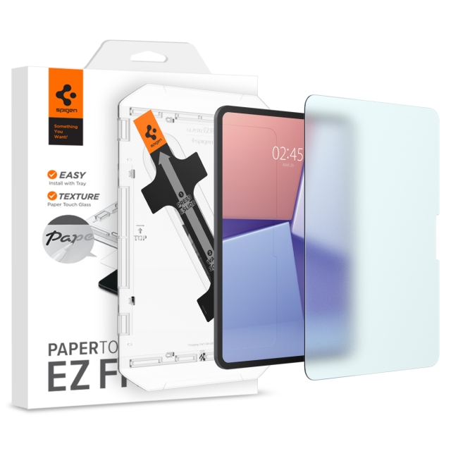 Защитная пленка SPIGEN для iPad Pro 11 (2024) - Paper Touch EZ Fit - Прозрачный - 1 шт - AGL07789