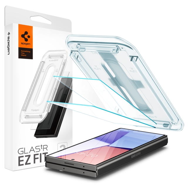 Защитное стекло SPIGEN для Galaxy Z Fold 6 - Glass tR EZ Fit Cover - Прозрачный - 2 шт - AGL07969