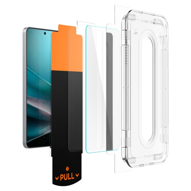 Защитное стекло SPIGEN для Galaxy S25 Edge - Glas.tR EZ Fit HD - 1 шт - Прозрачный - AGL09411