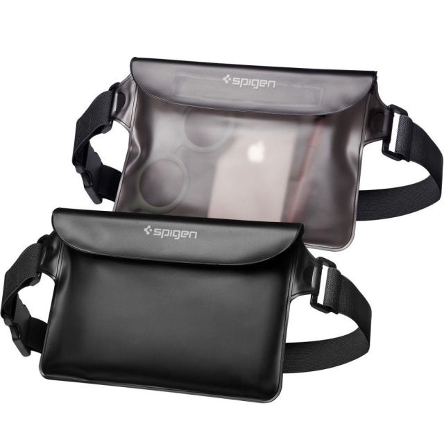 Водонепроницаемая сумка SPIGEN универсальная - Waterproof Waist Bag - 2 шт - Черный - AMP04531