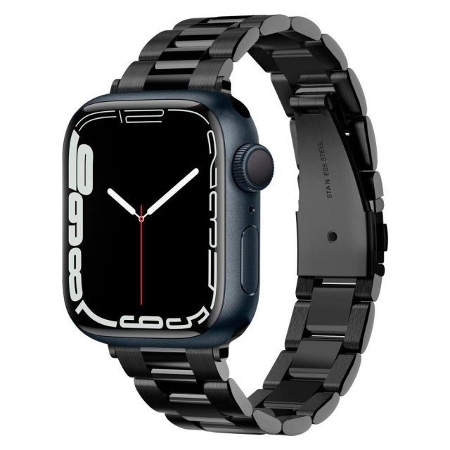 Ремешок SPIGEN для Apple Watch (41/40/38 mm) - Metal Fit Pro - Черный - AMP04803