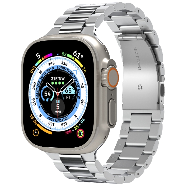 Ремешок SPIGEN для Apple Watch (49/45/44/42 mm) - Modern Fit 316L - Серебристый - AMP06356