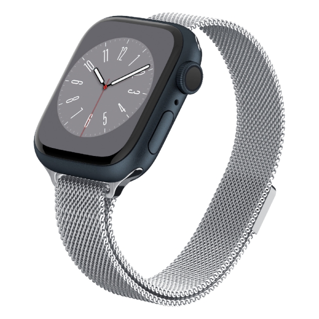 Ремешок SPIGEN для Apple Watch (41/40/38 mm) - Metal Fit - Серебристый - AMP06842