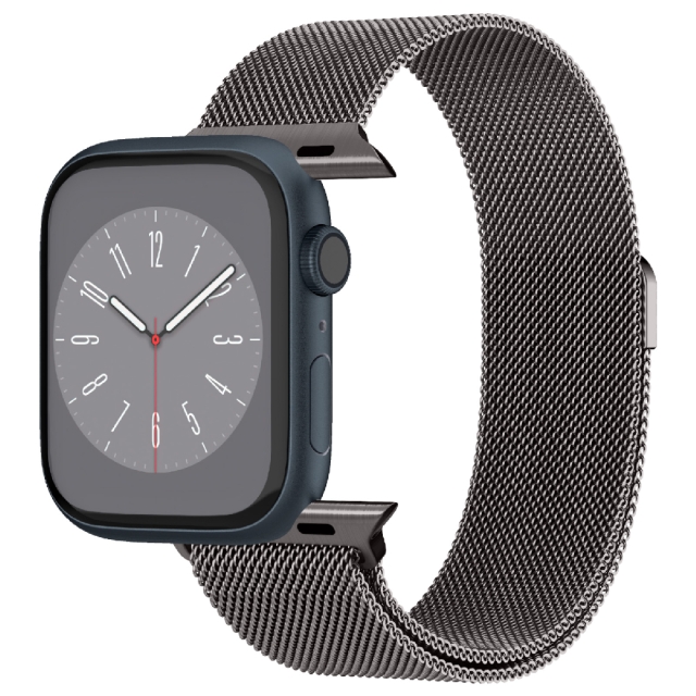 Ремешок SPIGEN для Apple Watch (49/45/44/42 mm) - Metal Fit - Темно-серый - AMP06925