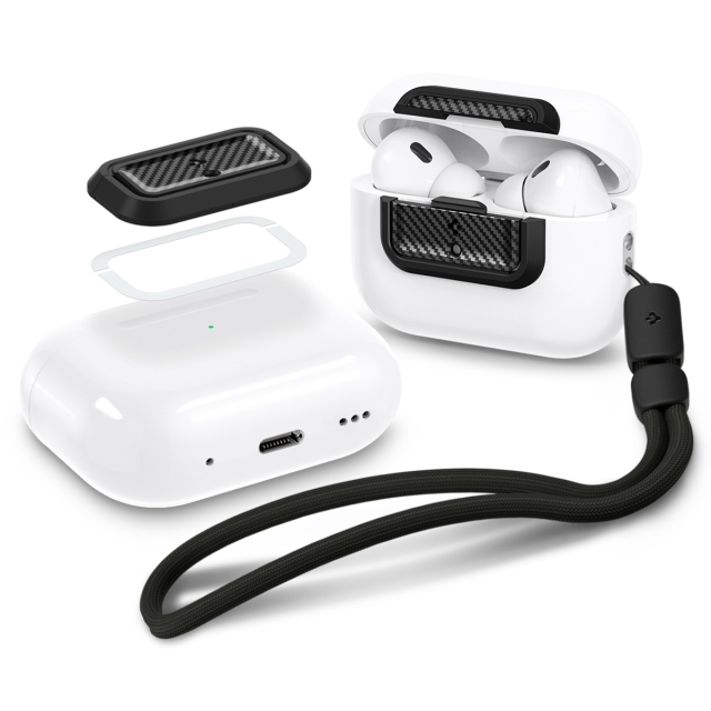 Чехол SPIGEN для AirPods Pro (2/1) - Lock Fit M - Черный - ASD06156