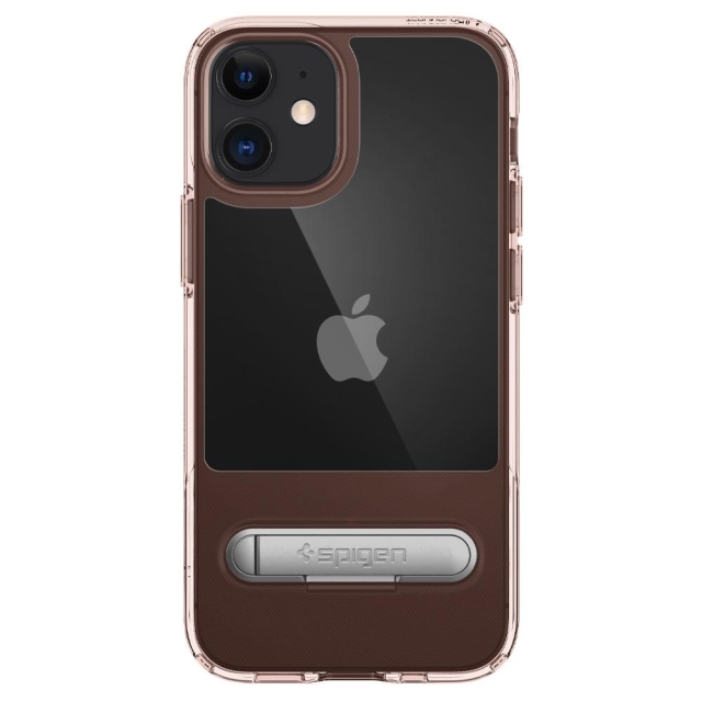 Чехол с подставкой SPIGEN для iPhone 12 Mini - Slim Armor Essential S - Прозрачный/Розовый - ACS01554