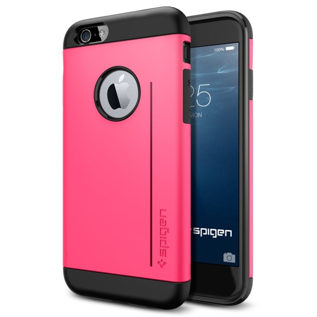 Тонкий чехол SPIGEN для iPhone 6s / 6 - Slim Armor S - Розовый - SGP10962