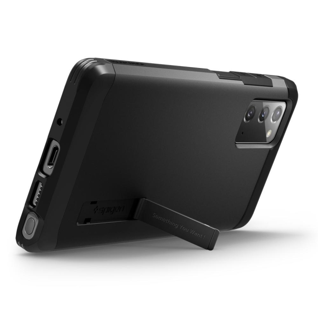 Ударопрочный чехол SPIGEN для Galaxy Note 20 - Tough Armor - Черный - ACS01422