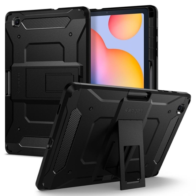 Ударопрочный чехол SPIGEN для Galaxy Tab S6 Lite - Tough Armor - Черный - ACS01285