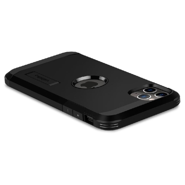 Ударопрочный чехол SPIGEN для iPhone 11 Pro Max - Tough Armor - Черный - 075CS27429