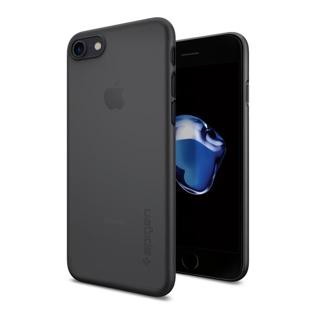 Ультра-тонкий чехол SPIGEN для iPhone SE (2022/2020)/8/7 - Air Skin - Черный - 042CS20869