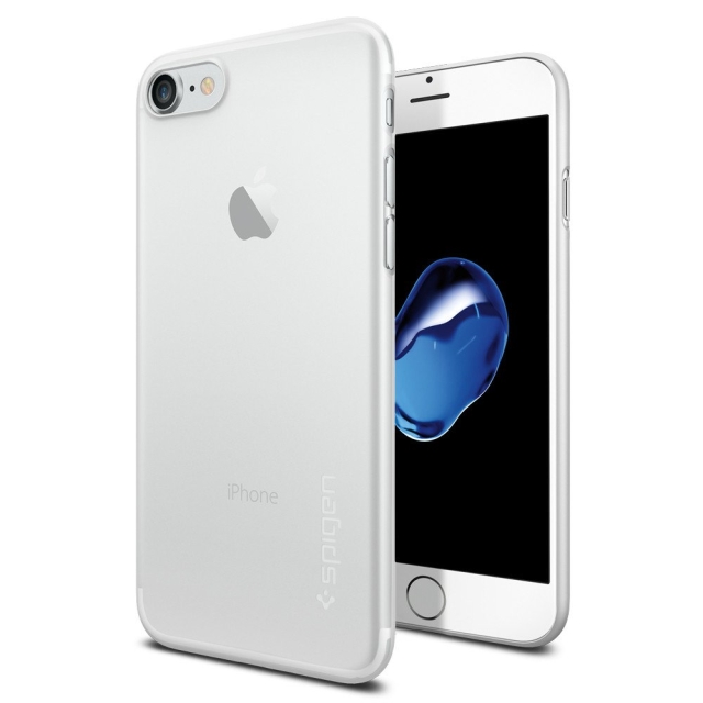 Ультра-тонкий чехол SPIGEN для iPhone SE (2022/2020)/8/7 - Air Skin - Матово-прозрачный - 042CS20487