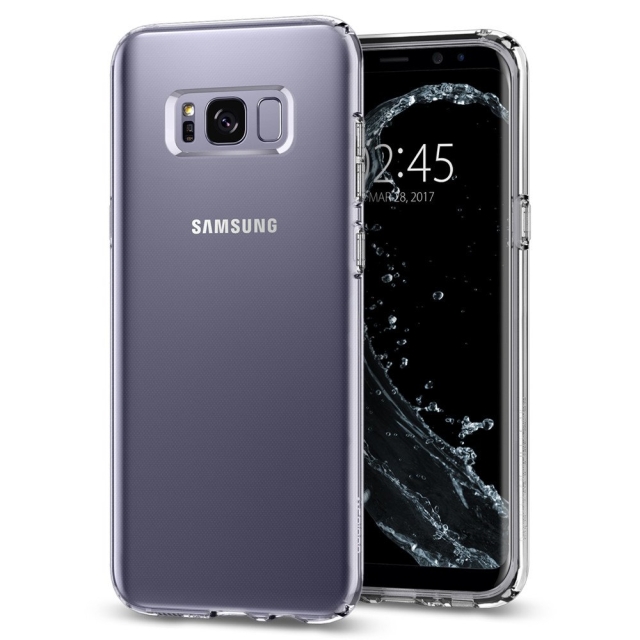 Чехол-капсула SPIGEN для Galaxy S8 - Liquid Crystal - Кристально-прозрачный - 565CS21612