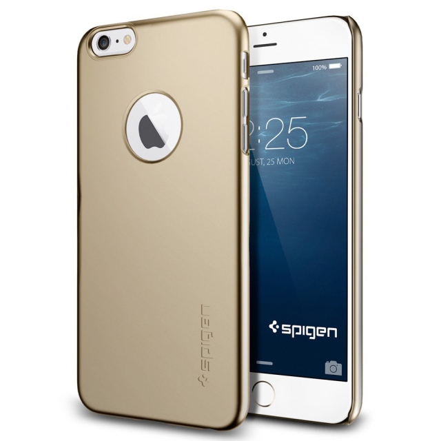 Ультра-тонкий чехол SPIGEN для iPhone 6s Plus / 6 Plus - Thin Fit A - Золотистый - SGP10889