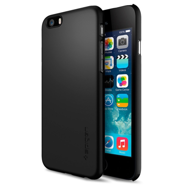 Ультратонкий чехол SPIGEN для iPhone 6s / 6 - Thin Fit - Черный - SGP10936