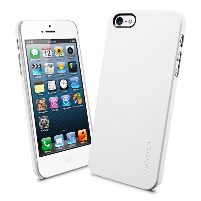 Ультратонкий чехол SPIGEN для iPhone SE / 5s / 5 - Ultra Thin Air - Белый - SGP09505