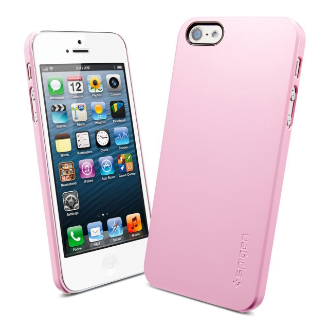 Ультратонкий чехол SPIGEN для iPhone SE / 5s / 5 - Ultra Thin Air - Розовый - SGP09506