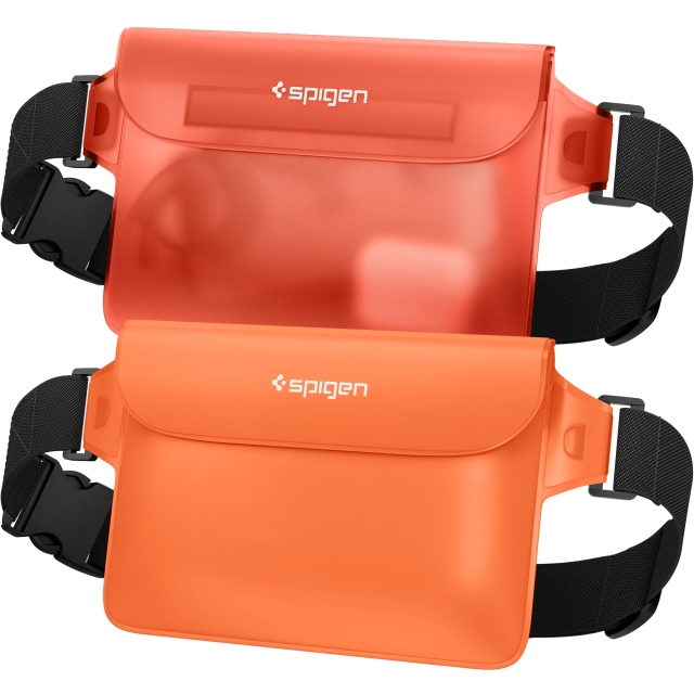 Водонепроницаемая сумка SPIGEN - Aqua Shield WaterProof Waist Bag A620 - Оранжевый - 2 шт - AMP06021