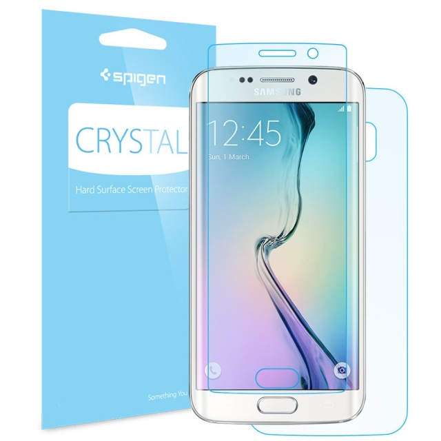 Защитная пленка SPIGEN для Galaxy S6 Edge - Crystal - CR - SGP11407