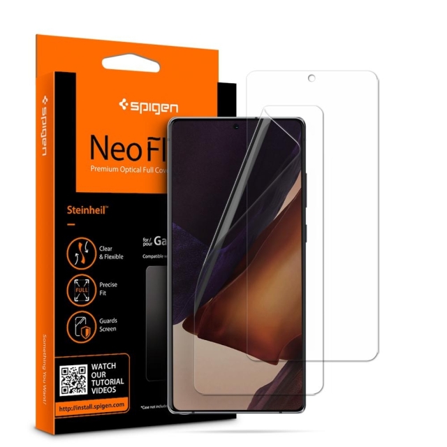 Защитная пленка SPIGEN для Galaxy Note 20 - Neo Flex - Прозрачный - 2 шт - AFL01451
