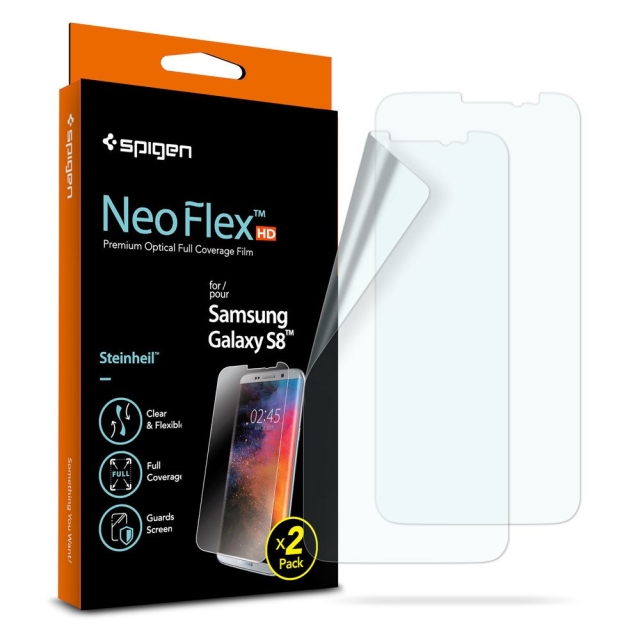 Защитная пленка SPIGEN для Galaxy S8 - Neo Flex HD - 565FL21304