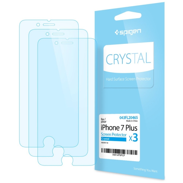 Комплект защитных пленок SPIGEN для iPhone 7 Plus / 8 Plus - Crystal - 043FL20465