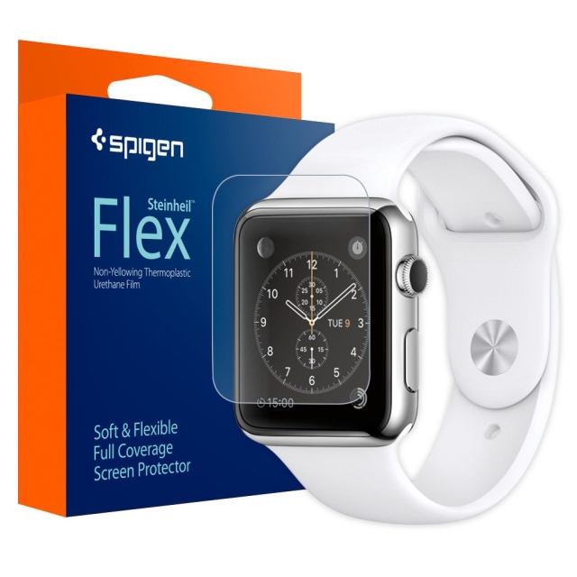 Защитная пленка SPIGEN для Apple Watch (38мм) - Steinheil Flex - SGP11483