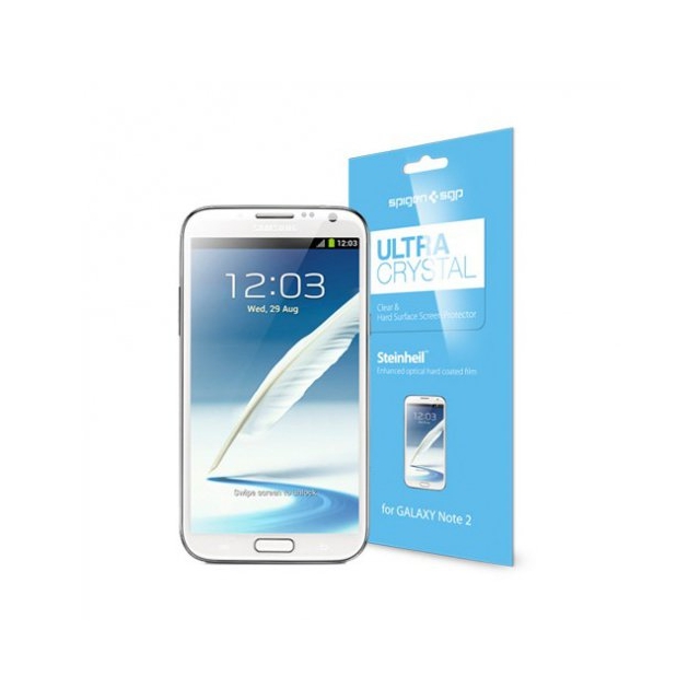 Защитная пленка SPIGEN для Galaxy Note 2 - Steinheil - Ultra Crystal - SGP09550