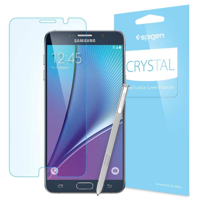 Защитная пленка SPIGEN для Galaxy Note 5 - Crystal - SGP11678
