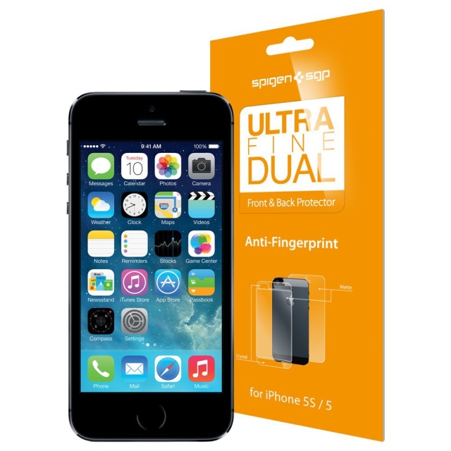 Защитная пленка SPIGEN для iPhone SE / 5s / 5 - Steinheil Dual - Ultra Fine - SGP09595