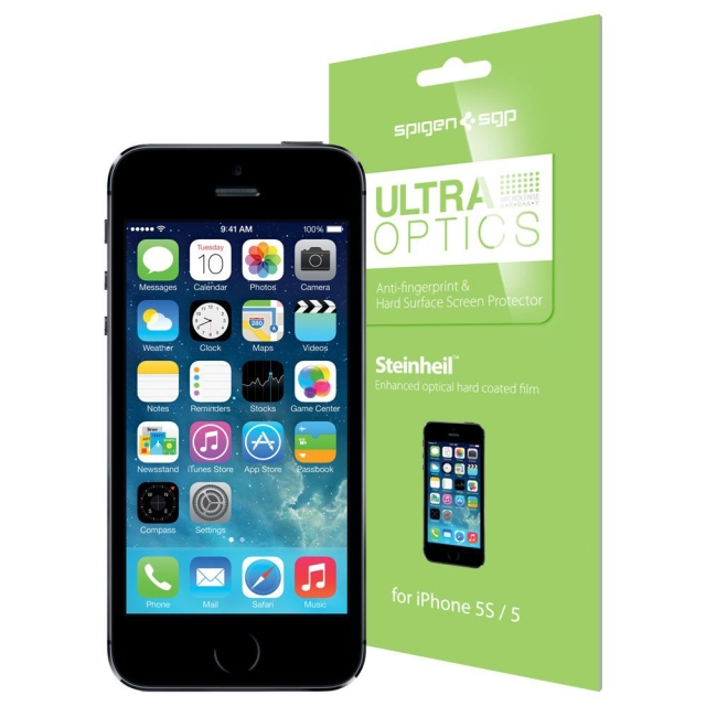 Защитная пленка SPIGEN для iPhone SE / 5s / 5c / 5 - Steinheil - Ultra Optics - SGP08199