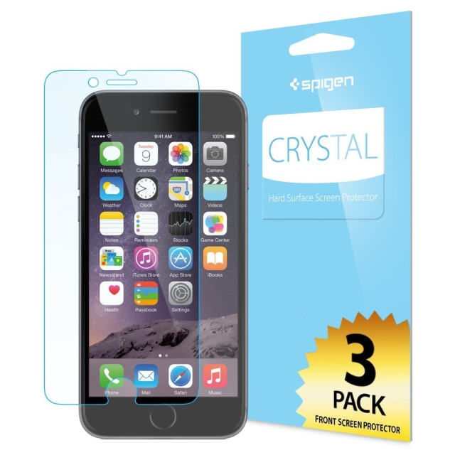 Комплект защитных пленок SPIGEN для iPhone 6s / 6 - Crystal - CR - SGP10927