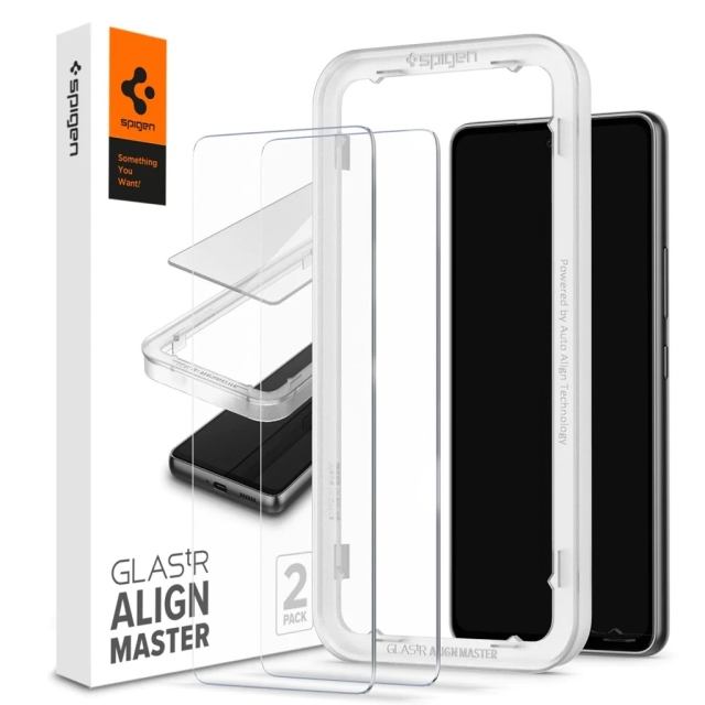 Защитное стекло SPIGEN для Galaxy A52 5G - Align Master - Прозрачное - 2 шт - AGL03012
