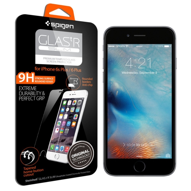 Защитное стекло SPIGEN для iPhone 6s Plus / 6 Plus - GLAS.tR SLIM - SGP11634