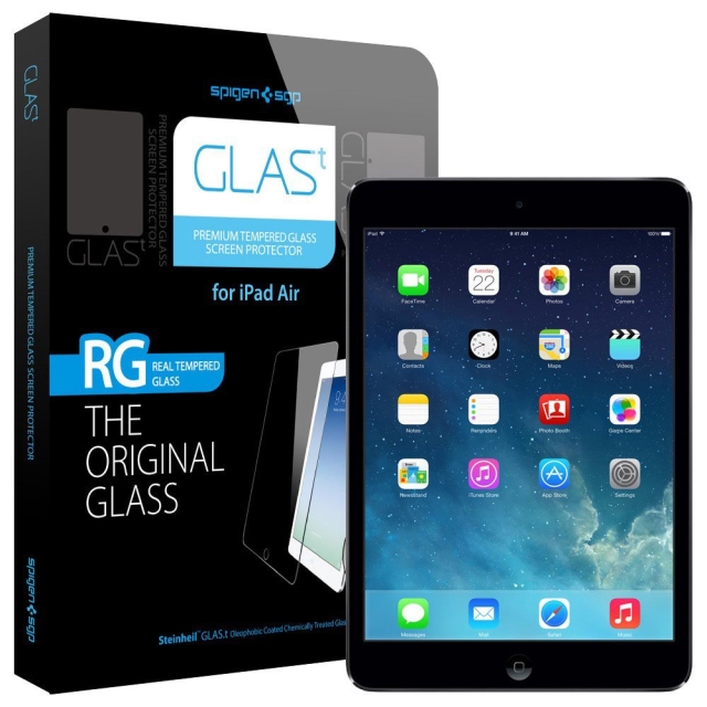 Защитное стекло SPIGEN для iPad Air / Air 2 - GLAS.t - SGP10642