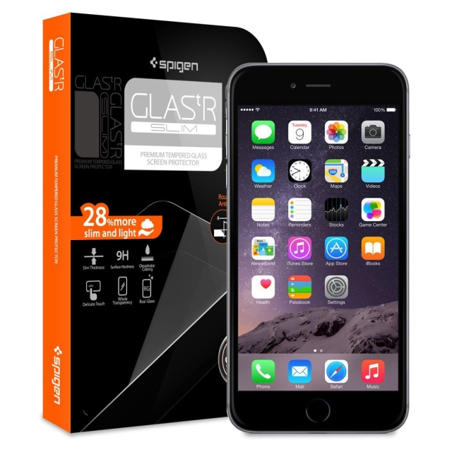 Защитное стекло SPIGEN для iPhone 6s Plus / 6 Plus - GLAS.tR SLIM - SGP10878