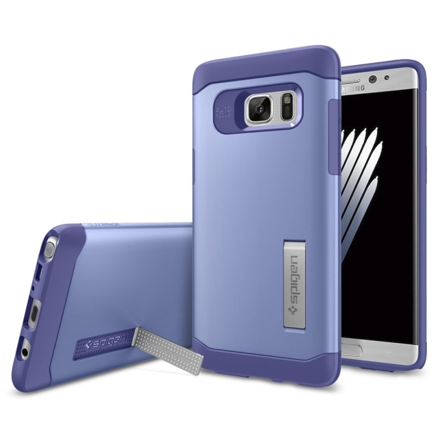 Защитный чехол SPIGEN для Galaxy Note 7 - Slim Armor - Фиолетовый - 562CS20382