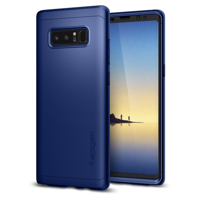 Защитный чехол SPIGEN для Galaxy Note 8 - Thin Fit 360 - Синее море - 587CS22100