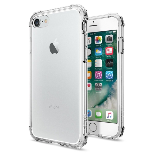 Защитный чехол SPIGEN для iPhone SE (2022/2020)/8/7 - Crystal Shell - Прозрачный - 042CS20306