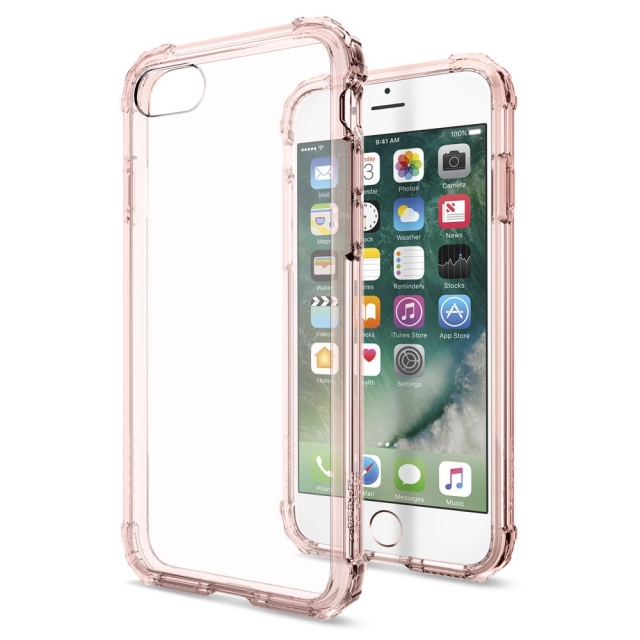 Защитный чехол SPIGEN для iPhone SE (2022/2020)/8/7 - Crystal Shell - Розовый - 042CS20308