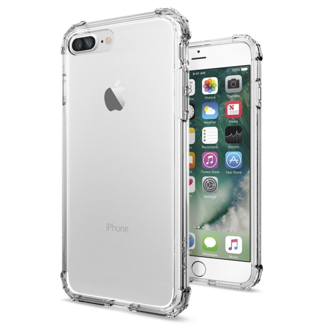 Защитный чехол SPIGEN для iPhone 7 Plus / 8 Plus - Crystal Shell - Прозрачный - 043CS20314